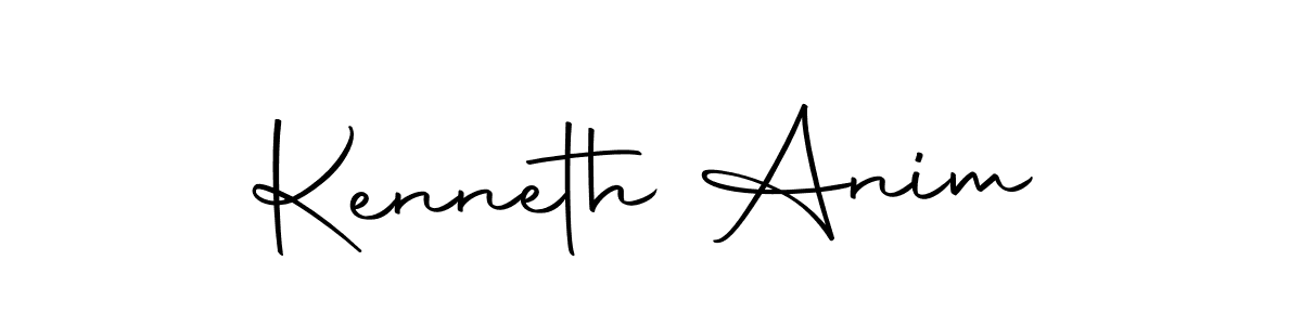 How to make Kenneth Anim signature? Autography-DOLnW is a professional autograph style. Create handwritten signature for Kenneth Anim name. Kenneth Anim signature style 10 images and pictures png