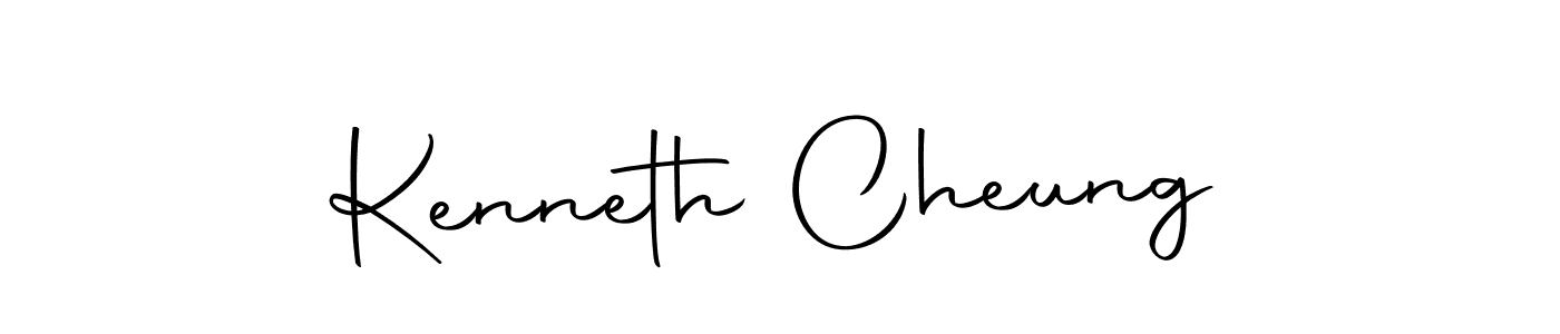 Create a beautiful signature design for name Kenneth Cheung. With this signature (Autography-DOLnW) fonts, you can make a handwritten signature for free. Kenneth Cheung signature style 10 images and pictures png