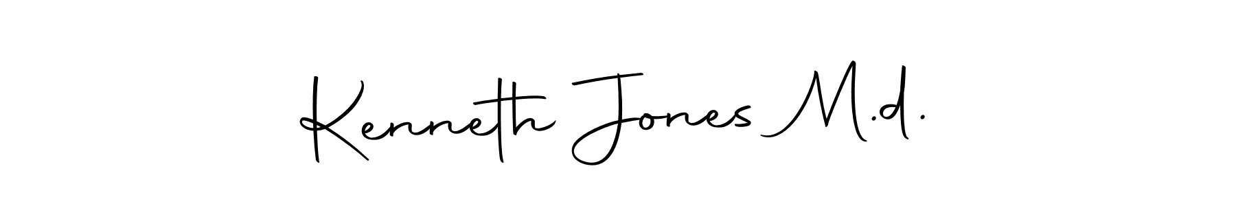 Make a beautiful signature design for name Kenneth Jones M.d.. With this signature (Autography-DOLnW) style, you can create a handwritten signature for free. Kenneth Jones M.d. signature style 10 images and pictures png