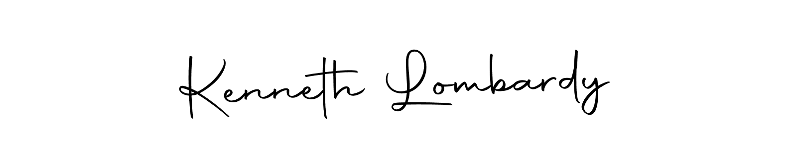 Design your own signature with our free online signature maker. With this signature software, you can create a handwritten (Autography-DOLnW) signature for name Kenneth Lombardy. Kenneth Lombardy signature style 10 images and pictures png