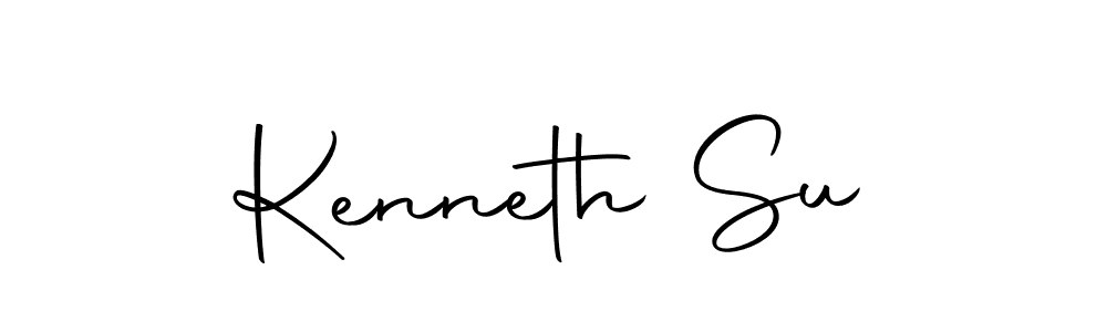 Kenneth Su stylish signature style. Best Handwritten Sign (Autography-DOLnW) for my name. Handwritten Signature Collection Ideas for my name Kenneth Su. Kenneth Su signature style 10 images and pictures png