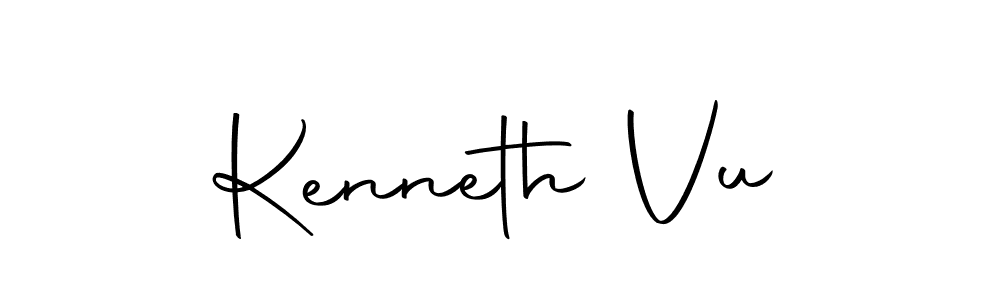 Kenneth Vu stylish signature style. Best Handwritten Sign (Autography-DOLnW) for my name. Handwritten Signature Collection Ideas for my name Kenneth Vu. Kenneth Vu signature style 10 images and pictures png