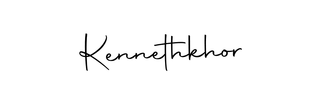 Make a short Kennethkhor signature style. Manage your documents anywhere anytime using Autography-DOLnW. Create and add eSignatures, submit forms, share and send files easily. Kennethkhor signature style 10 images and pictures png
