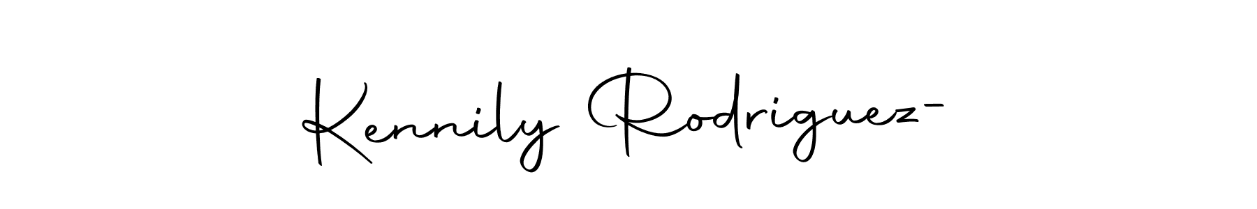 Once you've used our free online signature maker to create your best signature Autography-DOLnW style, it's time to enjoy all of the benefits that Kennily Rodriguez- name signing documents. Kennily Rodriguez- signature style 10 images and pictures png