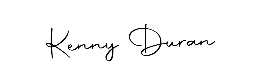 Kenny Duran stylish signature style. Best Handwritten Sign (Autography-DOLnW) for my name. Handwritten Signature Collection Ideas for my name Kenny Duran. Kenny Duran signature style 10 images and pictures png