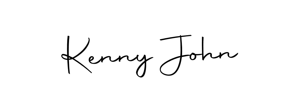 Design your own signature with our free online signature maker. With this signature software, you can create a handwritten (Autography-DOLnW) signature for name Kenny John. Kenny John signature style 10 images and pictures png