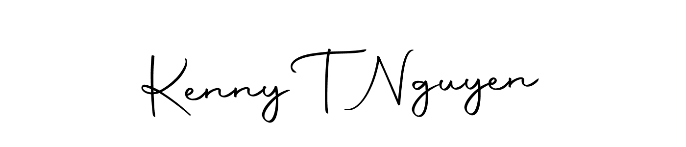 Kenny T Nguyen stylish signature style. Best Handwritten Sign (Autography-DOLnW) for my name. Handwritten Signature Collection Ideas for my name Kenny T Nguyen. Kenny T Nguyen signature style 10 images and pictures png