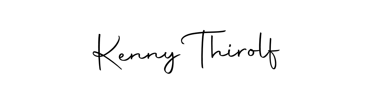Kenny Thirolf stylish signature style. Best Handwritten Sign (Autography-DOLnW) for my name. Handwritten Signature Collection Ideas for my name Kenny Thirolf. Kenny Thirolf signature style 10 images and pictures png