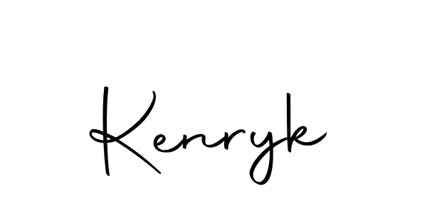 Similarly Autography-DOLnW is the best handwritten signature design. Signature creator online .You can use it as an online autograph creator for name Kenryk. Kenryk signature style 10 images and pictures png