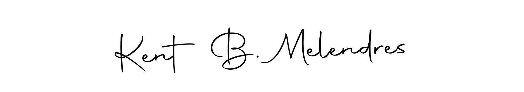 Design your own signature with our free online signature maker. With this signature software, you can create a handwritten (Autography-DOLnW) signature for name Kent B. Melendres. Kent B. Melendres signature style 10 images and pictures png