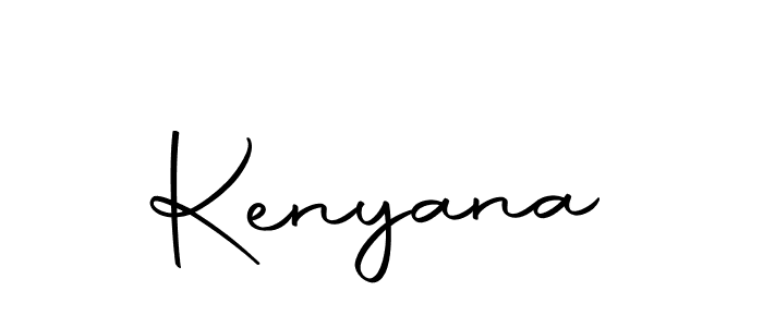 Make a beautiful signature design for name Kenyana. Use this online signature maker to create a handwritten signature for free. Kenyana signature style 10 images and pictures png