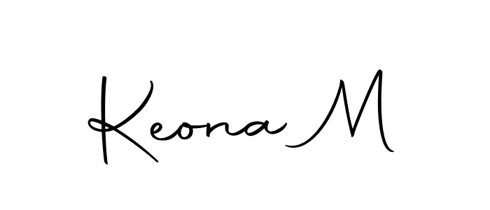 Also we have Keona M name is the best signature style. Create professional handwritten signature collection using Autography-DOLnW autograph style. Keona M signature style 10 images and pictures png