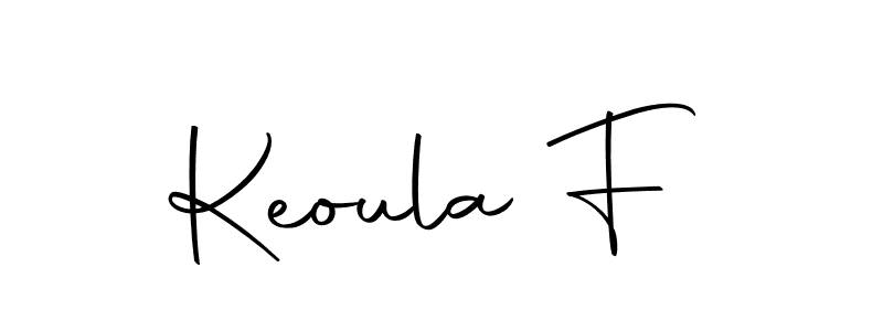 Make a beautiful signature design for name Keoula F. With this signature (Autography-DOLnW) style, you can create a handwritten signature for free. Keoula F signature style 10 images and pictures png