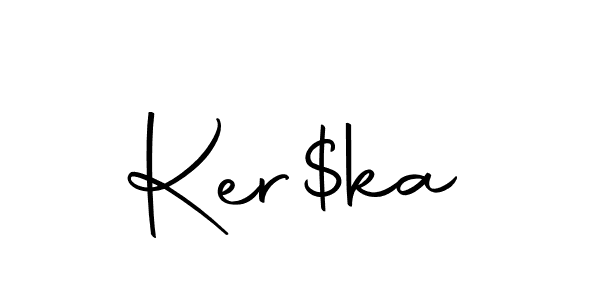 Similarly Autography-DOLnW is the best handwritten signature design. Signature creator online .You can use it as an online autograph creator for name Ker$ka. Ker$ka signature style 10 images and pictures png
