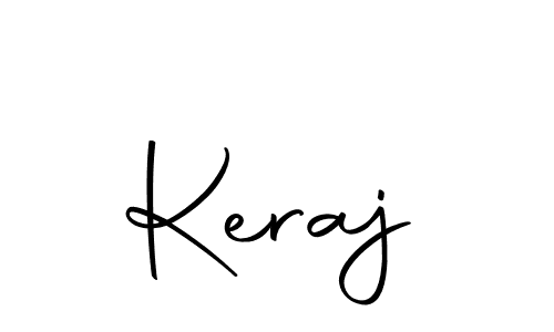 You should practise on your own different ways (Autography-DOLnW) to write your name (Keraj) in signature. don't let someone else do it for you. Keraj signature style 10 images and pictures png