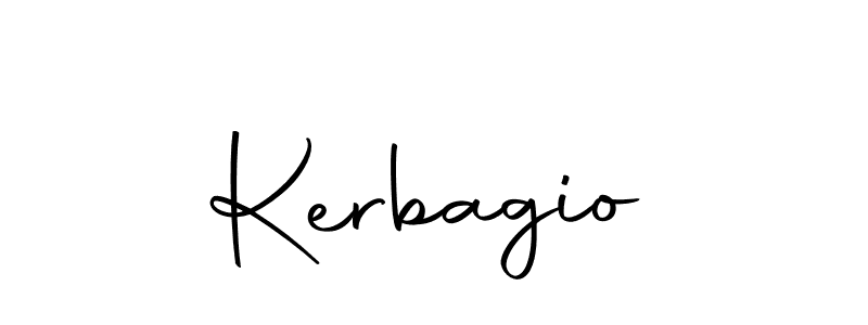 Here are the top 10 professional signature styles for the name Kerbagio. These are the best autograph styles you can use for your name. Kerbagio signature style 10 images and pictures png