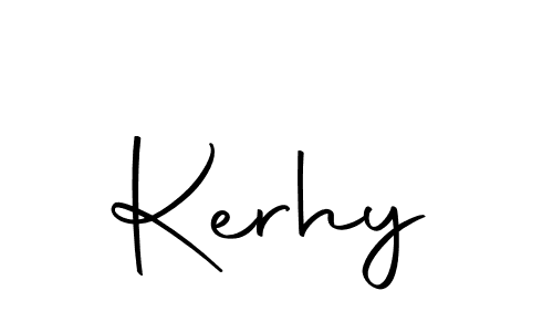 Design your own signature with our free online signature maker. With this signature software, you can create a handwritten (Autography-DOLnW) signature for name Kerhy. Kerhy signature style 10 images and pictures png