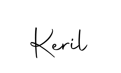 Use a signature maker to create a handwritten signature online. With this signature software, you can design (Autography-DOLnW) your own signature for name Keril. Keril signature style 10 images and pictures png