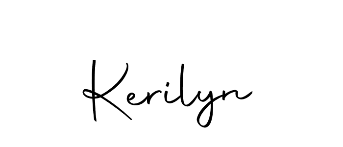 Kerilyn stylish signature style. Best Handwritten Sign (Autography-DOLnW) for my name. Handwritten Signature Collection Ideas for my name Kerilyn. Kerilyn signature style 10 images and pictures png