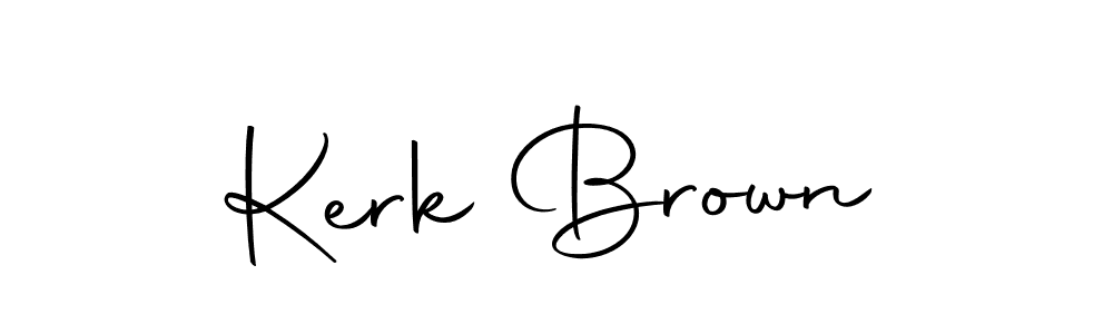 Make a beautiful signature design for name Kerk Brown. With this signature (Autography-DOLnW) style, you can create a handwritten signature for free. Kerk Brown signature style 10 images and pictures png