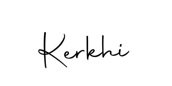 Make a beautiful signature design for name Kerkhi. With this signature (Autography-DOLnW) style, you can create a handwritten signature for free. Kerkhi signature style 10 images and pictures png