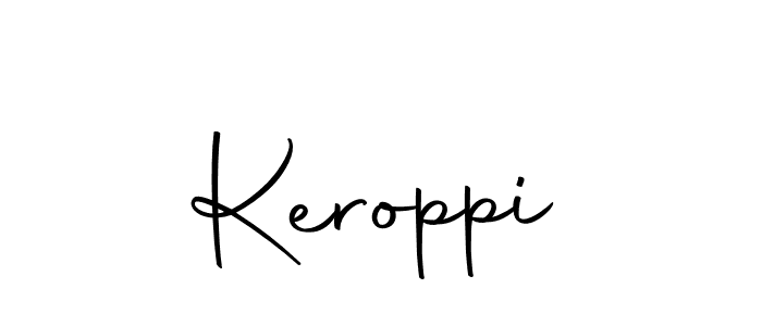Create a beautiful signature design for name Keroppi. With this signature (Autography-DOLnW) fonts, you can make a handwritten signature for free. Keroppi signature style 10 images and pictures png