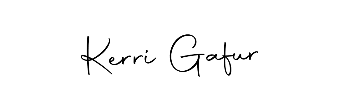 Design your own signature with our free online signature maker. With this signature software, you can create a handwritten (Autography-DOLnW) signature for name Kerri Gafur. Kerri Gafur signature style 10 images and pictures png