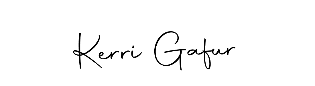 Also You can easily find your signature by using the search form. We will create Kerri Gafur name handwritten signature images for you free of cost using Autography-DOLnW sign style. Kerri Gafur signature style 10 images and pictures png