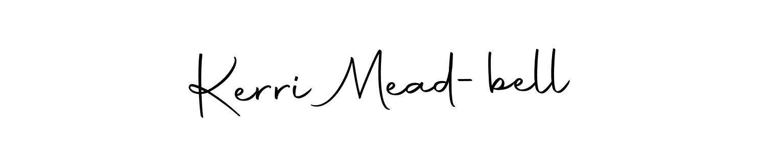 Also we have Kerri Mead-bell name is the best signature style. Create professional handwritten signature collection using Autography-DOLnW autograph style. Kerri Mead-bell signature style 10 images and pictures png