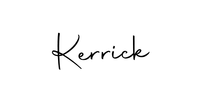 How to make Kerrick signature? Autography-DOLnW is a professional autograph style. Create handwritten signature for Kerrick name. Kerrick signature style 10 images and pictures png