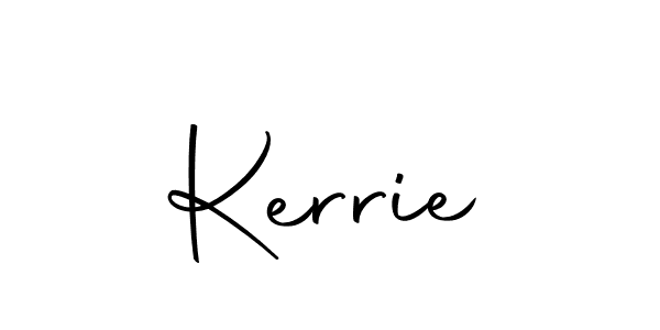 Create a beautiful signature design for name Kerrie. With this signature (Autography-DOLnW) fonts, you can make a handwritten signature for free. Kerrie signature style 10 images and pictures png