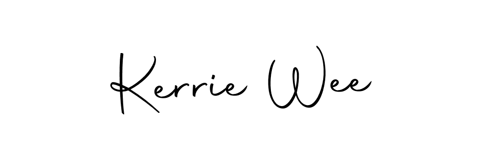 This is the best signature style for the Kerrie Wee name. Also you like these signature font (Autography-DOLnW). Mix name signature. Kerrie Wee signature style 10 images and pictures png