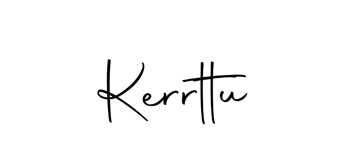 How to make Kerrttu name signature. Use Autography-DOLnW style for creating short signs online. This is the latest handwritten sign. Kerrttu signature style 10 images and pictures png