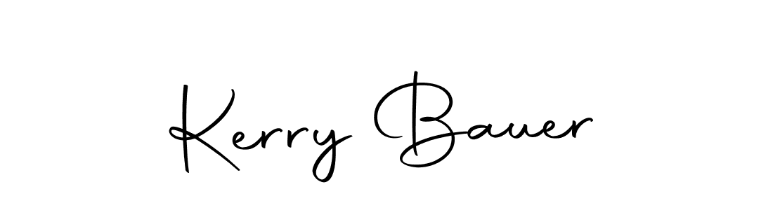 You should practise on your own different ways (Autography-DOLnW) to write your name (Kerry Bauer) in signature. don't let someone else do it for you. Kerry Bauer signature style 10 images and pictures png