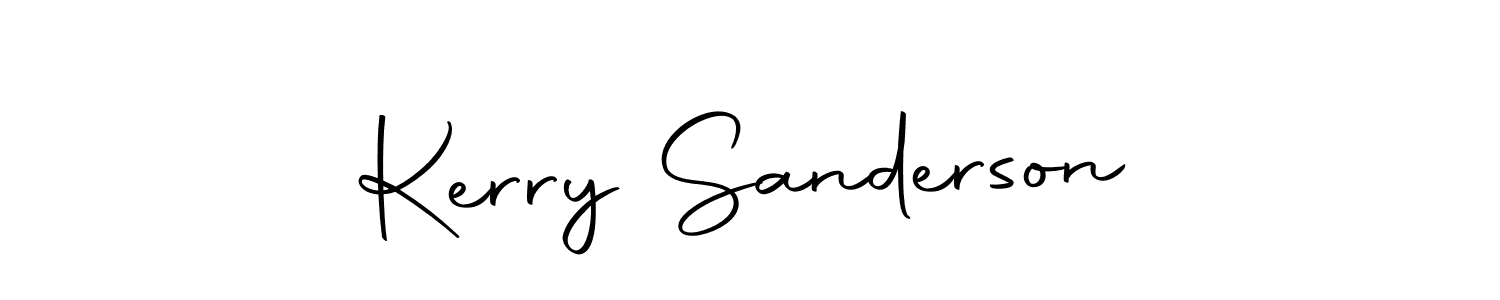 You can use this online signature creator to create a handwritten signature for the name Kerry Sanderson. This is the best online autograph maker. Kerry Sanderson signature style 10 images and pictures png