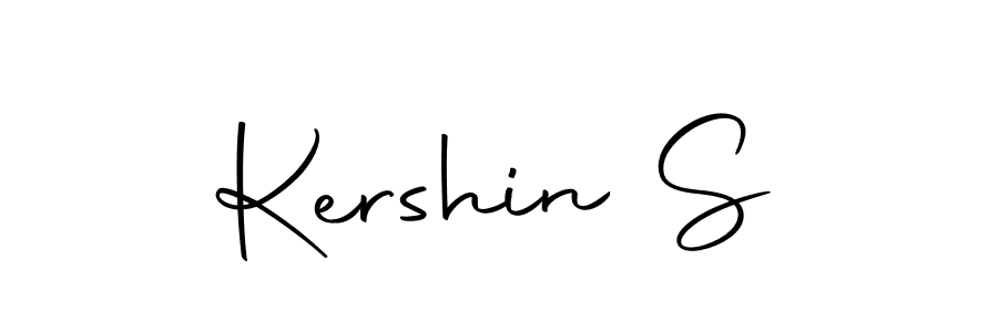 Use a signature maker to create a handwritten signature online. With this signature software, you can design (Autography-DOLnW) your own signature for name Kershin S. Kershin S signature style 10 images and pictures png