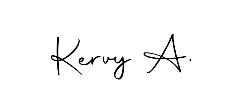 Also You can easily find your signature by using the search form. We will create Kervy A. name handwritten signature images for you free of cost using Autography-DOLnW sign style. Kervy A. signature style 10 images and pictures png