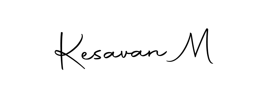 Make a beautiful signature design for name Kesavan M. With this signature (Autography-DOLnW) style, you can create a handwritten signature for free. Kesavan M signature style 10 images and pictures png