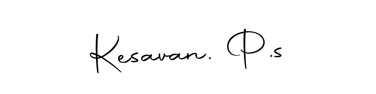 How to Draw Kesavan. P.s signature style? Autography-DOLnW is a latest design signature styles for name Kesavan. P.s. Kesavan. P.s signature style 10 images and pictures png