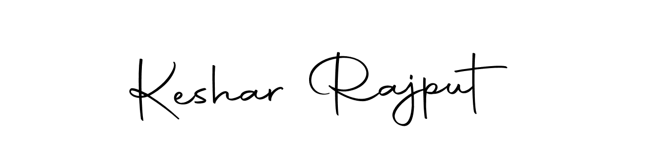 How to make Keshar Rajput name signature. Use Autography-DOLnW style for creating short signs online. This is the latest handwritten sign. Keshar Rajput signature style 10 images and pictures png