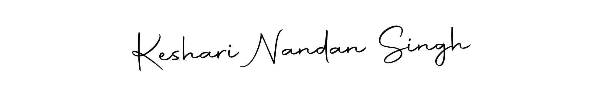 Also we have Keshari Nandan Singh name is the best signature style. Create professional handwritten signature collection using Autography-DOLnW autograph style. Keshari Nandan Singh signature style 10 images and pictures png