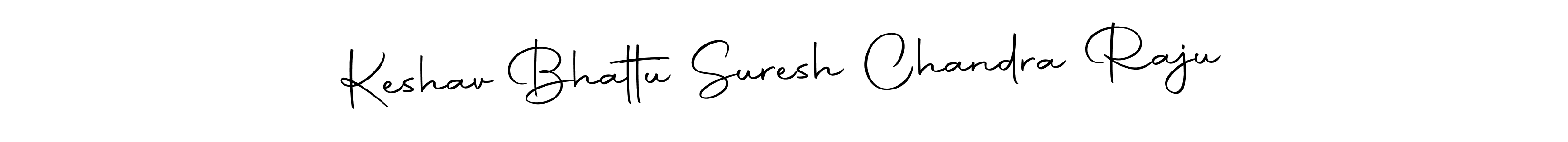 Make a beautiful signature design for name Keshav Bhattu Suresh Chandra Raju. Use this online signature maker to create a handwritten signature for free. Keshav Bhattu Suresh Chandra Raju signature style 10 images and pictures png