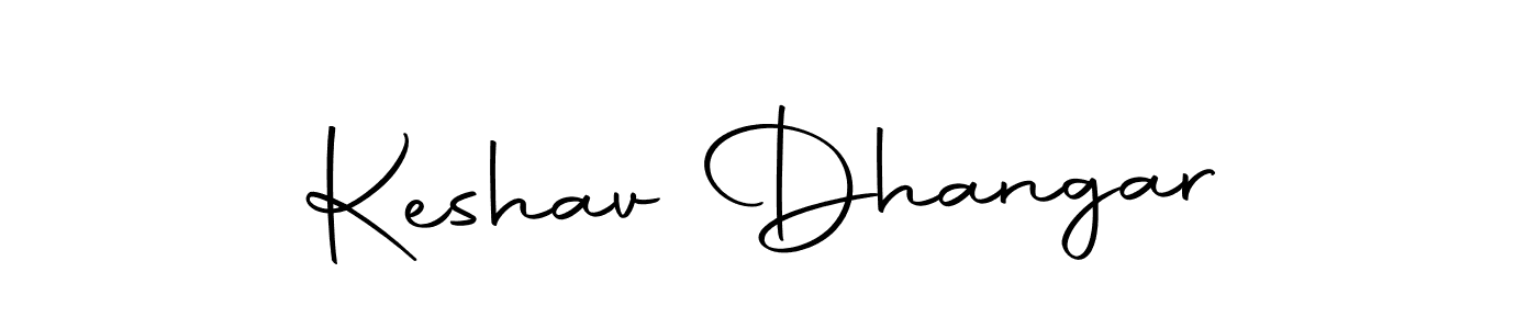 Design your own signature with our free online signature maker. With this signature software, you can create a handwritten (Autography-DOLnW) signature for name Keshav Dhangar. Keshav Dhangar signature style 10 images and pictures png