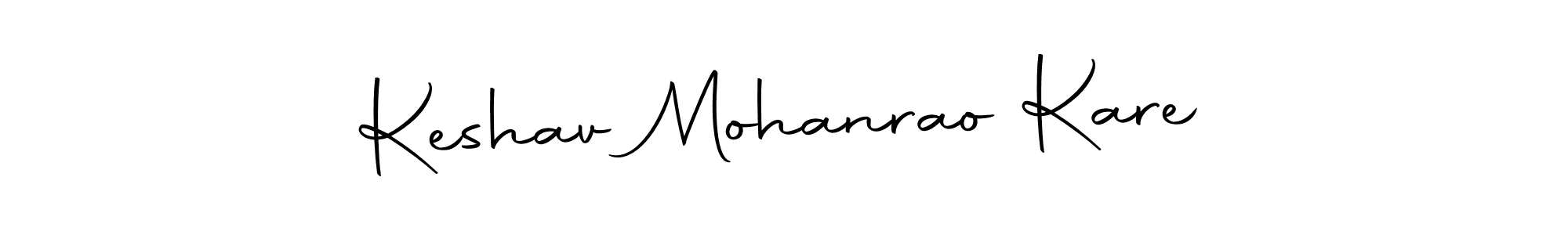 if you are searching for the best signature style for your name Keshav Mohanrao Kare. so please give up your signature search. here we have designed multiple signature styles  using Autography-DOLnW. Keshav Mohanrao Kare signature style 10 images and pictures png