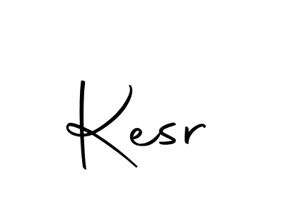 Use a signature maker to create a handwritten signature online. With this signature software, you can design (Autography-DOLnW) your own signature for name Kesr. Kesr signature style 10 images and pictures png