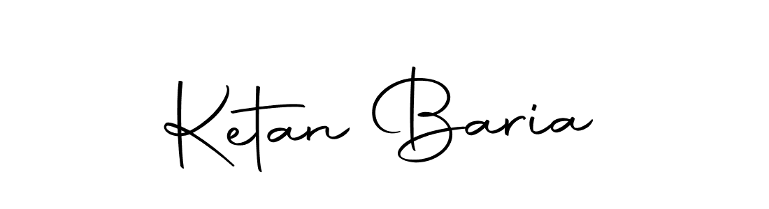 Design your own signature with our free online signature maker. With this signature software, you can create a handwritten (Autography-DOLnW) signature for name Ketan Baria. Ketan Baria signature style 10 images and pictures png