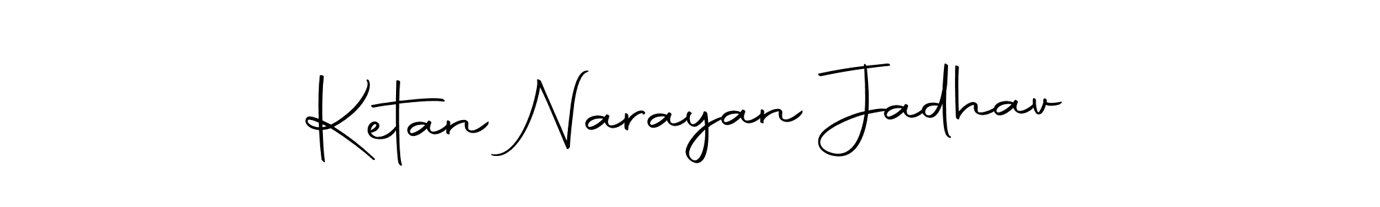 Create a beautiful signature design for name Ketan Narayan Jadhav. With this signature (Autography-DOLnW) fonts, you can make a handwritten signature for free. Ketan Narayan Jadhav signature style 10 images and pictures png