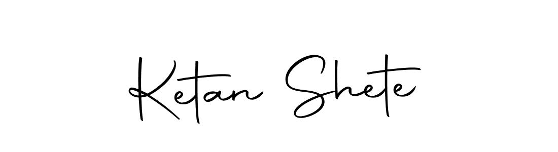 Create a beautiful signature design for name Ketan Shete. With this signature (Autography-DOLnW) fonts, you can make a handwritten signature for free. Ketan Shete signature style 10 images and pictures png