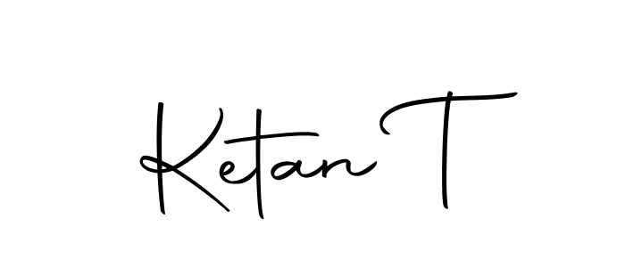 You should practise on your own different ways (Autography-DOLnW) to write your name (Ketan T) in signature. don't let someone else do it for you. Ketan T signature style 10 images and pictures png