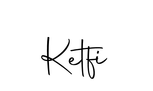 Create a beautiful signature design for name Ketfi. With this signature (Autography-DOLnW) fonts, you can make a handwritten signature for free. Ketfi signature style 10 images and pictures png